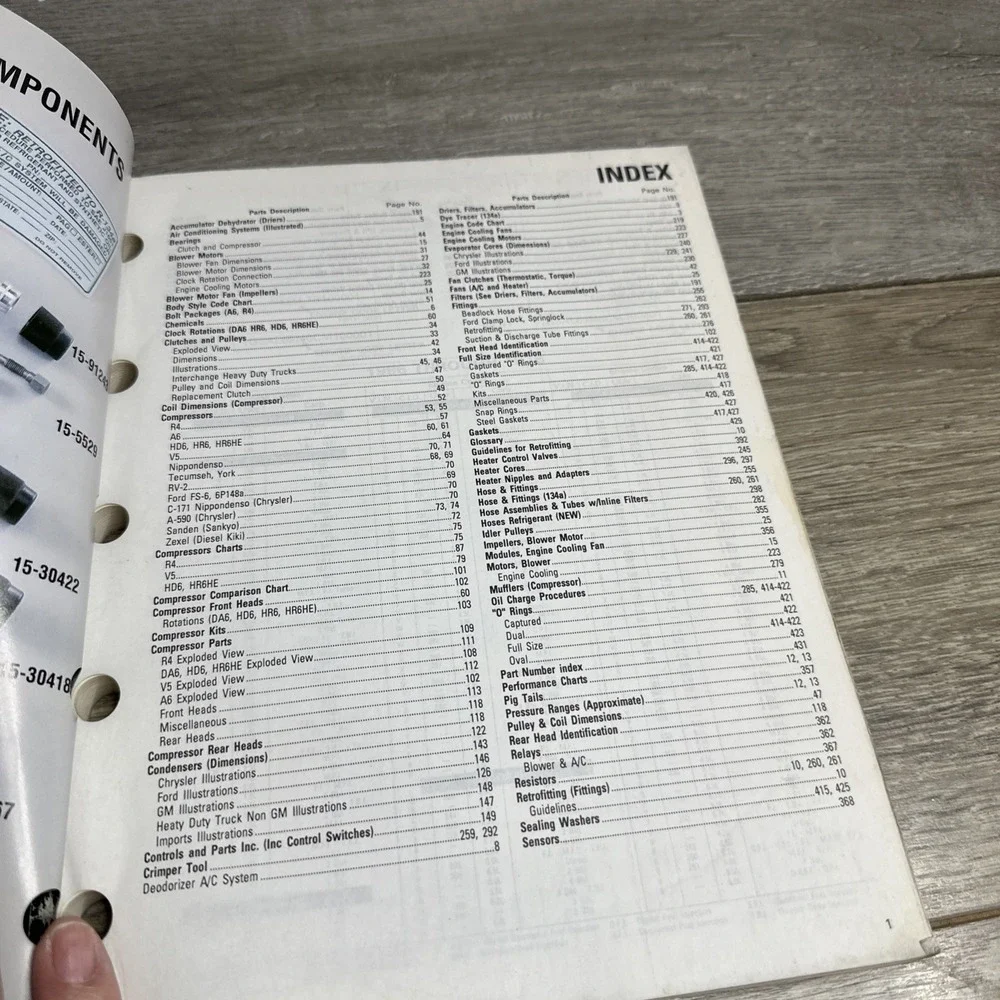 1989 AC DELCO Air Conditioning Catalog GM Dealership‎ Book